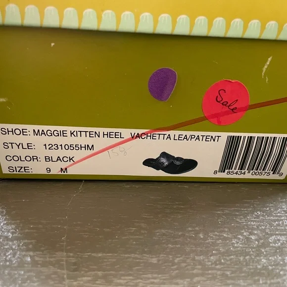 Jack Rogers Maggie Kitten Heel Sandal, black, size 9 - Picture 2 of 7